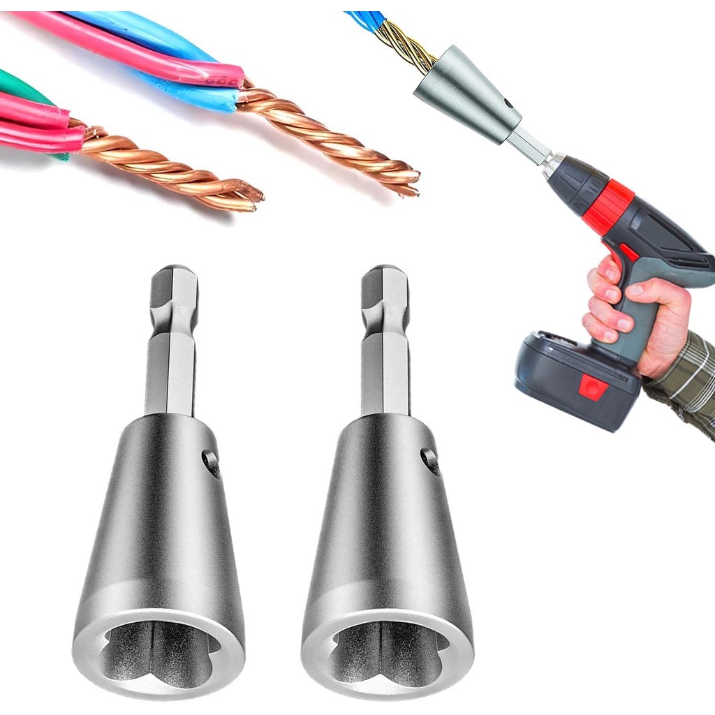 Wire Twister Tool for Drill 6mm Hex Shank Cable Wire Twisting Tool for ...