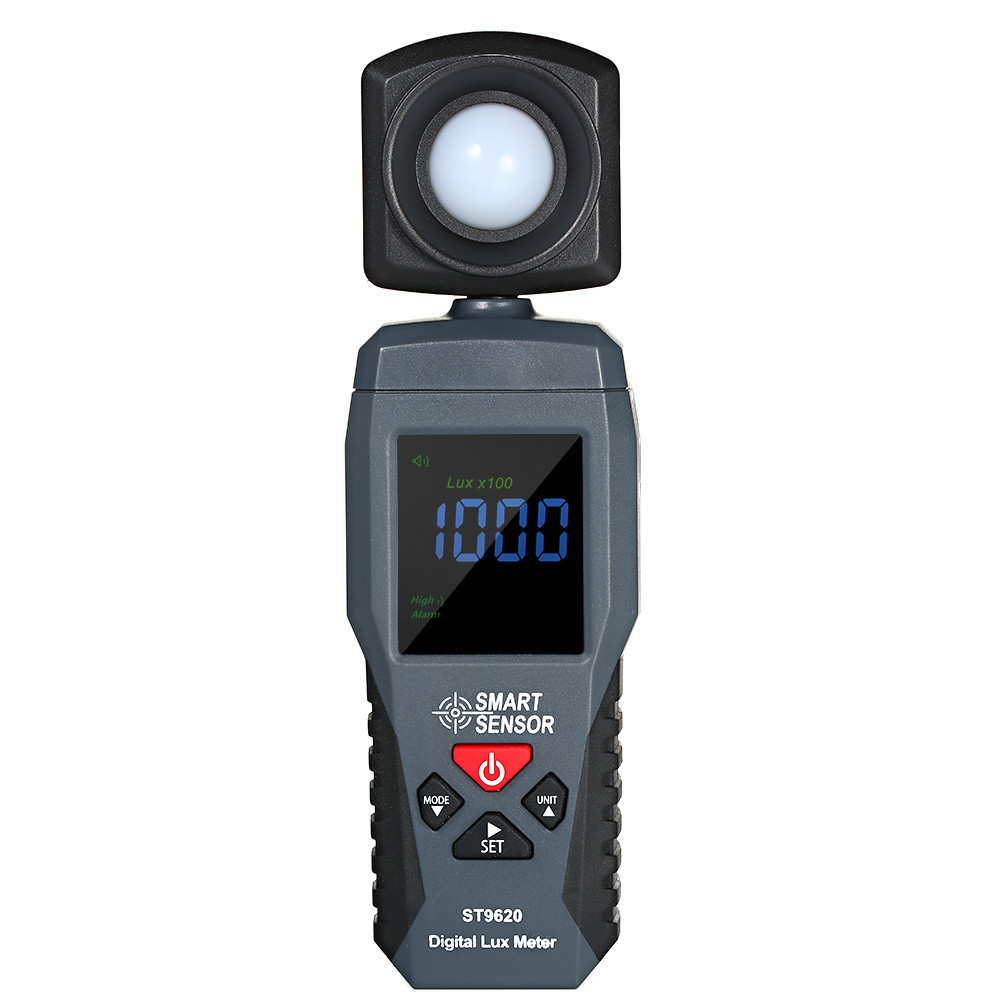 SMART SENSOR Digital Lux Meter LCD Display Handheld Illuminometer ...