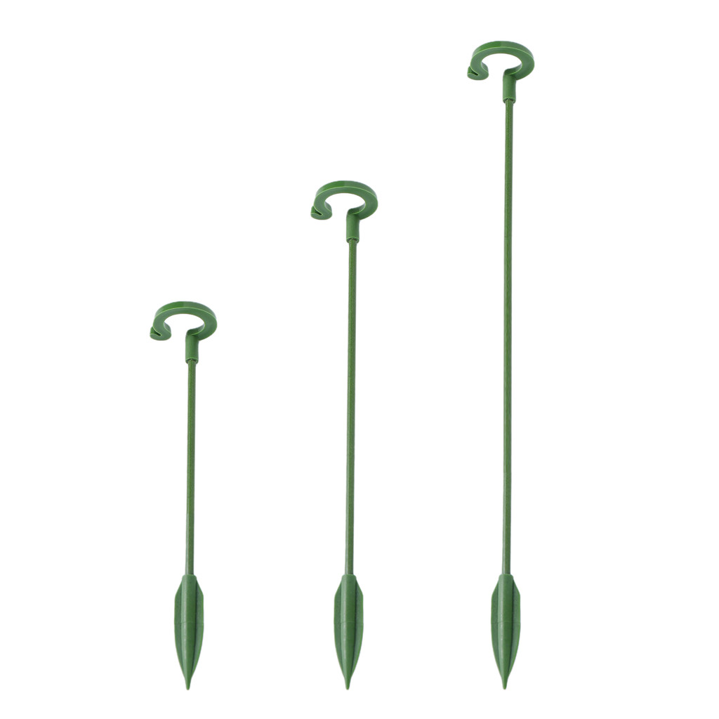 Plastic Plant Support Rod Plants Support Stakes Single Stem Support ...
