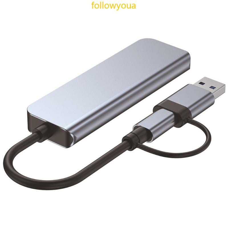 fol Portable Type C Docking Station USB C Hub with Highly Speed Data ...