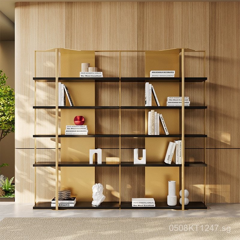 Guandin Antique Display Rack Italian Style Stainless Steel Bookshelf ...