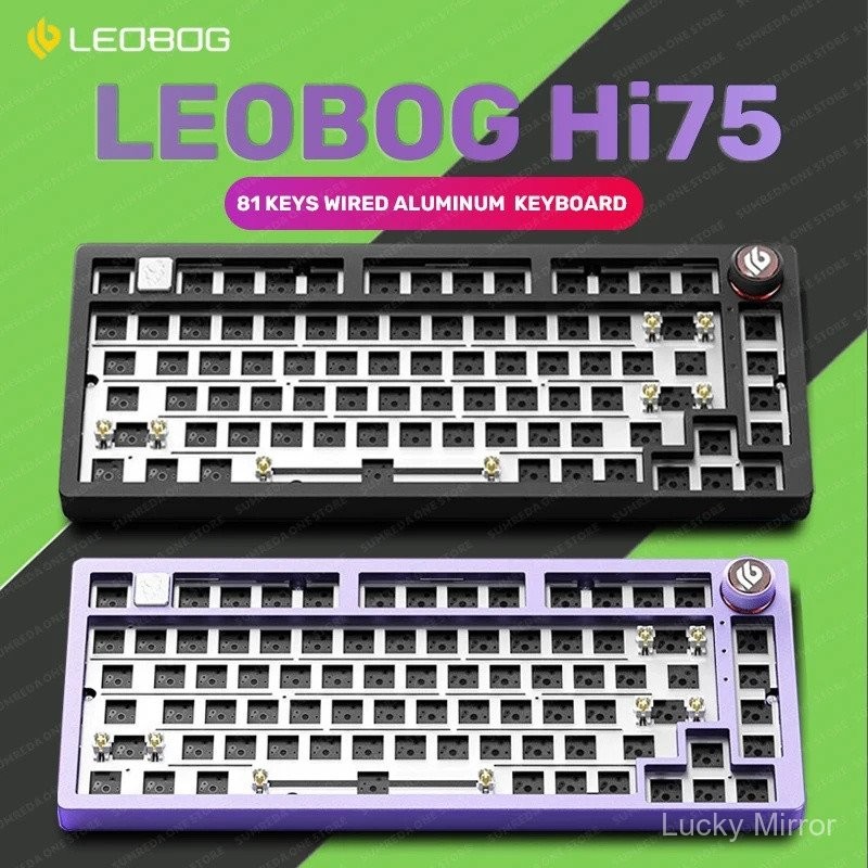 LEOBOG Hi75 Aluminum Tuotuo Mechanical Keyboard Kit Full Key Impulse ...