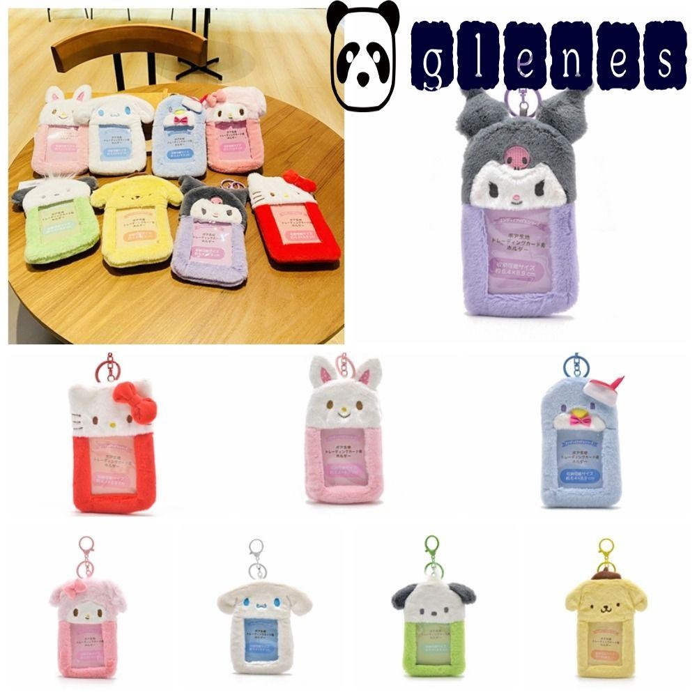 Sleeves Photocards 4Pcs White Plush Photocard Holders - Cartoon Rabbit ...