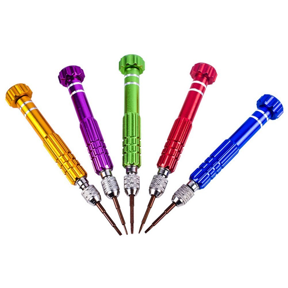 [HOT] 5 In 1 Screwdriver Screw Cell Repair Kit Mobile Watch Phone Tool ...