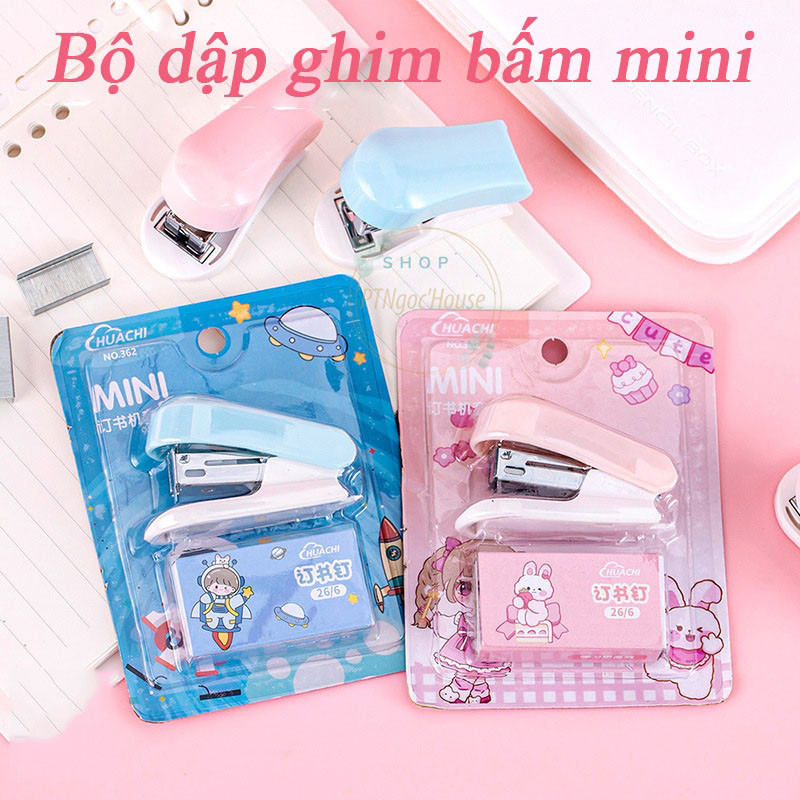Cute Stapler Set, Astronaut Rabbit Mini Stapler Set Comes with a Super ...