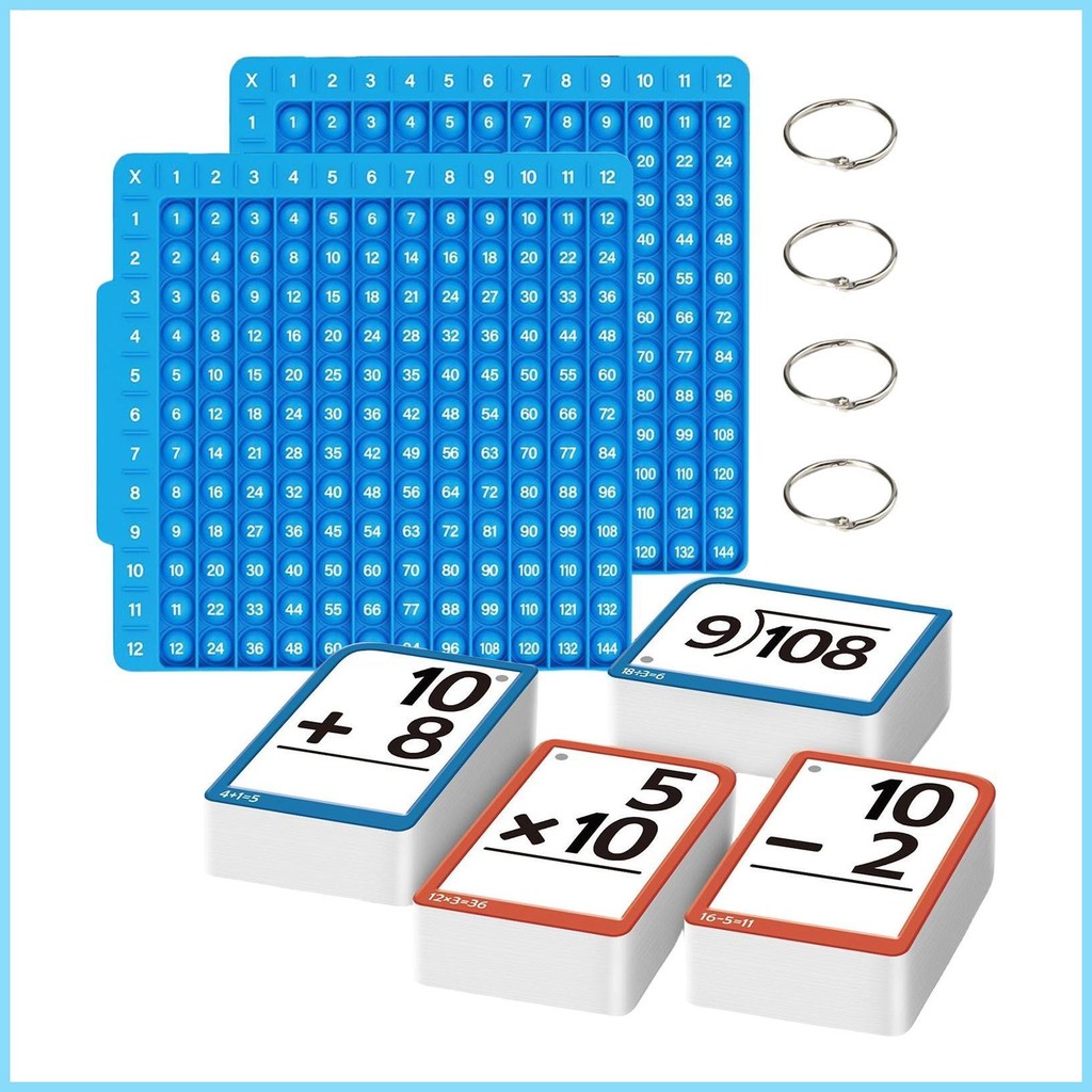Pop Fidget Multiplication Chart Table Math Games Toy Fidget Learning ...