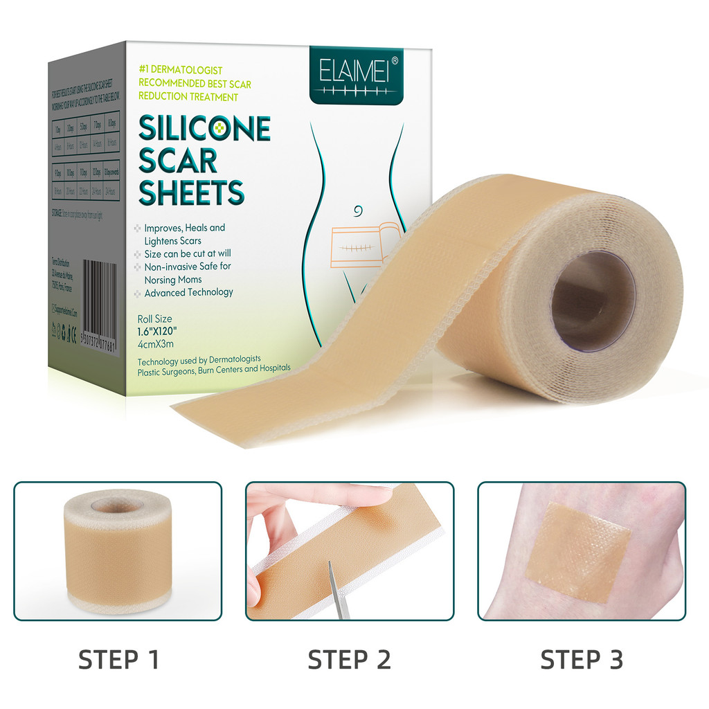 4cm*3m Fade Scar Sticker Efficient Beauty Scars Removal Silicone Gel ...