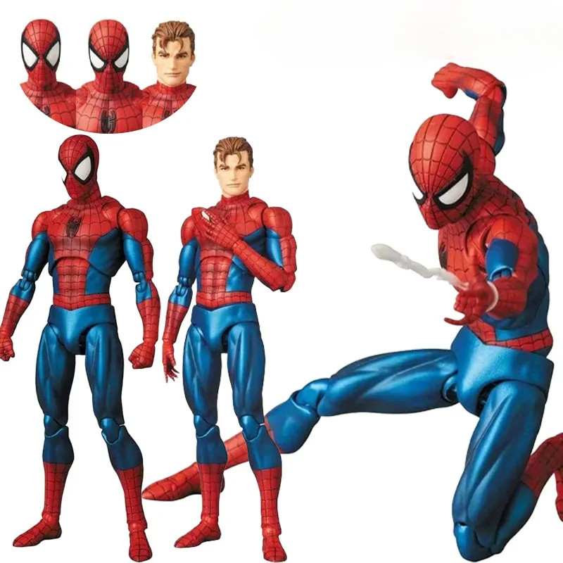 Ct Toys Spiderman Action Figure Mafex 075 The Anazing Spider-Man