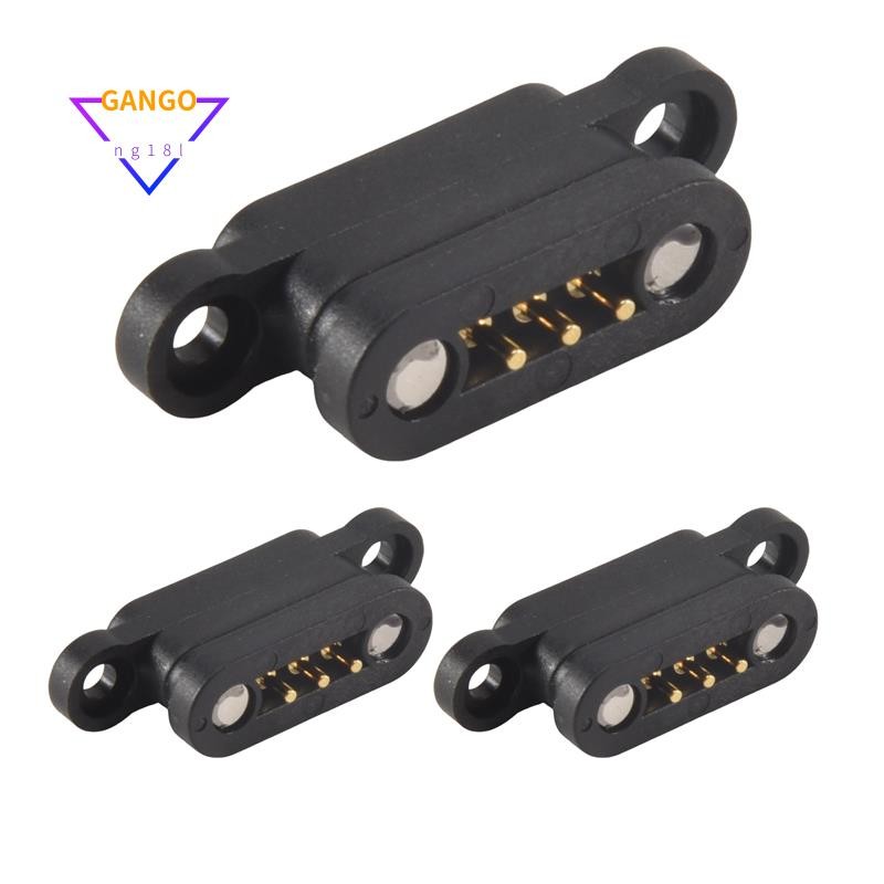 3 Pairs Spring Loaded Magnetic Pogo Pin Connector 3 Positions Magnets ...