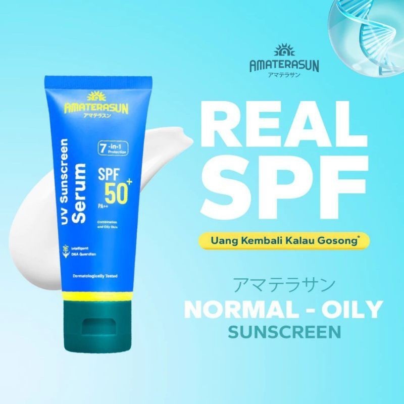Amaterasun UV Sunscreen Serum SPF 50+ PA++ / Sunblock / Merah Jingga Official - Gambar 4