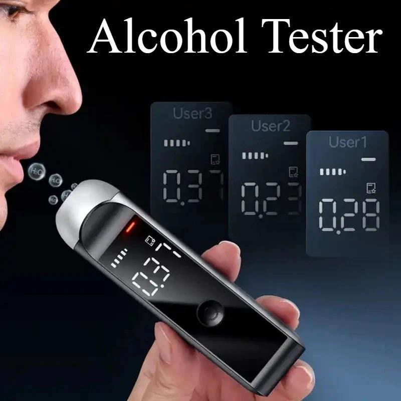 Alcohol Tester Alcotester Breath Breathalyzer Alcoholimetro Digital ...