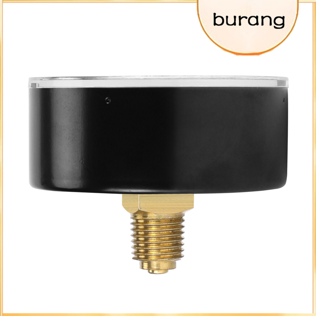 1/4 Male NPT Thread Mount 0-6bar Pressure Manometer Dial Gauge Plate ...