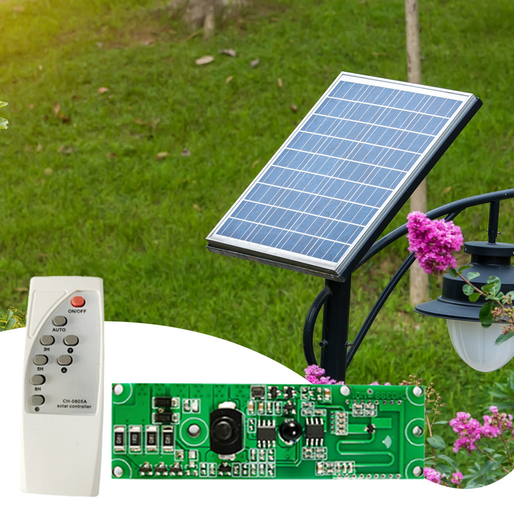 5 PCS Automatic Control Lamp Board with Remote Control Solar Generator ...