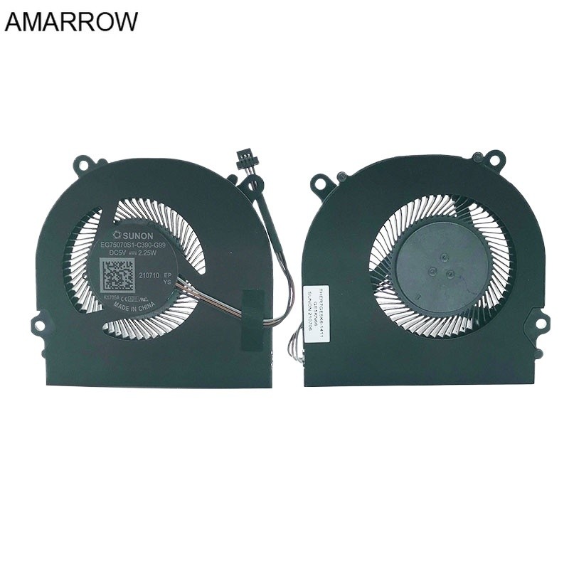 Laptop CPU Cooler Fan for Machenike T90 T90-T1C T6C F117-F1C Heatsink ...