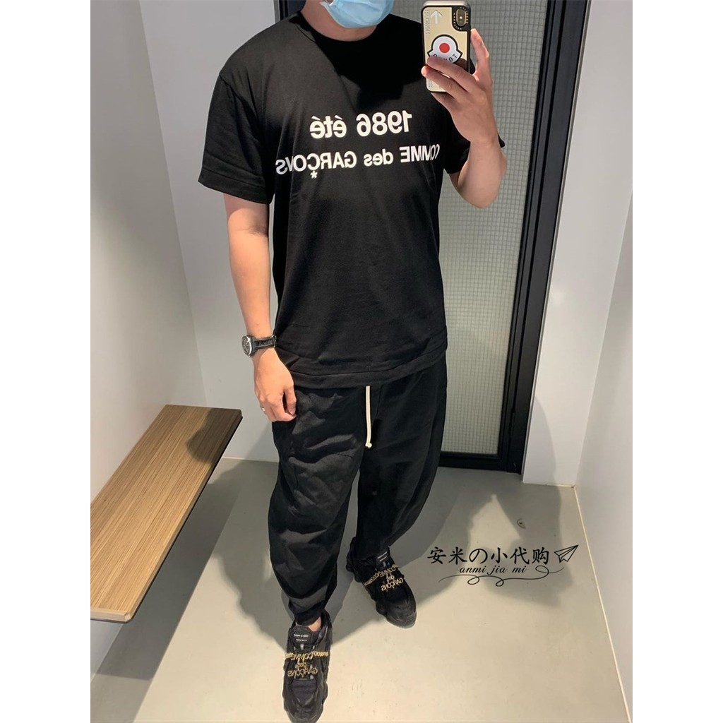 COMME des GARÇONS 1986 été Tシャツ S ブラック 1986 éTé Comme Des Garcons T-Shirt | TeeShirtPalace
