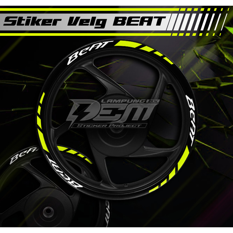 Rim Stickers Rim Cutting Sticker Variations HONDA Cool, QualityBEAT and ...