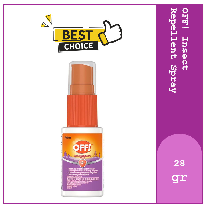 OFF! Insect Mosquito Repellent Spray, 28g (1oz) - Against Zika/ Dengue ...