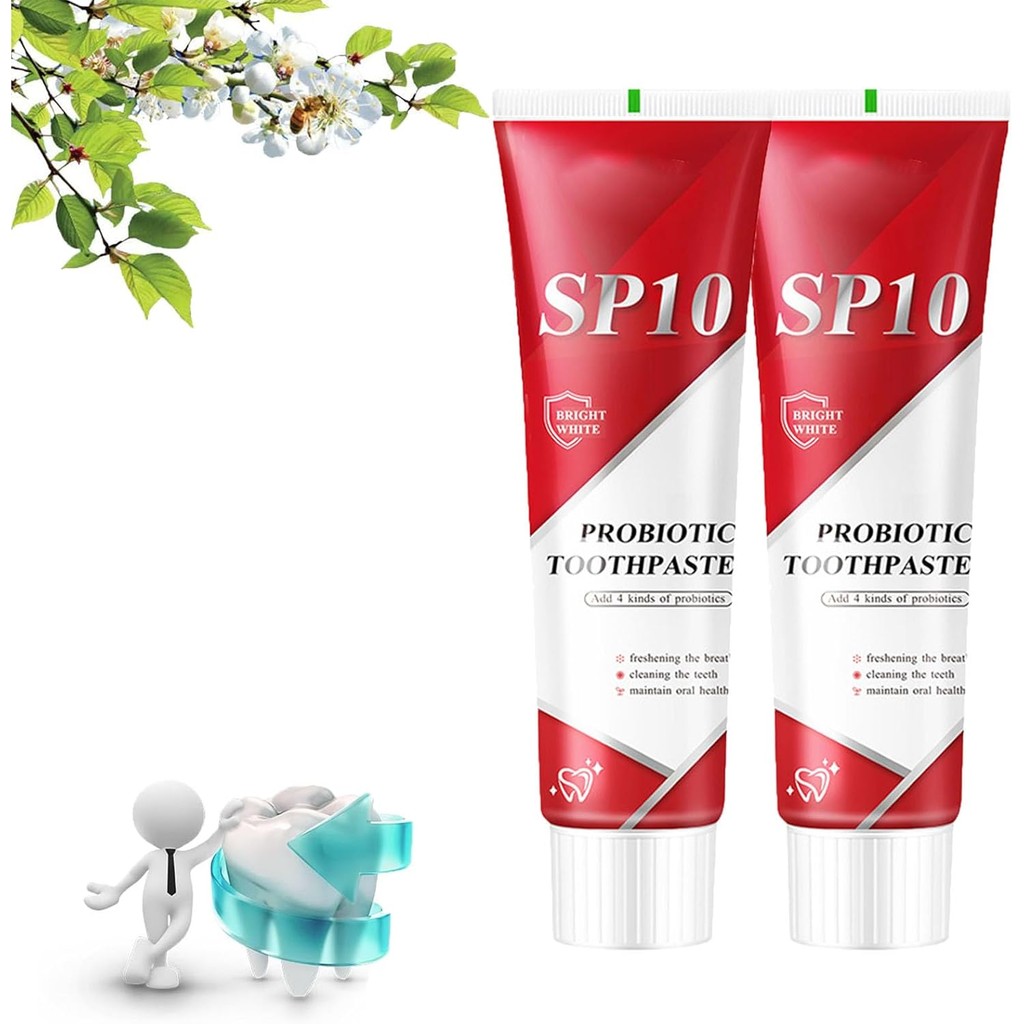 SP 10 Probiotic Toothpaste Whitening - Probiotics Bright White, Ultra ...