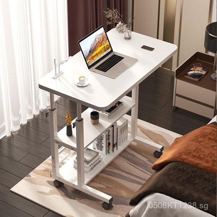 Raised Bedside Table Bed Computer Small Table Board Adjustable Lifting ...