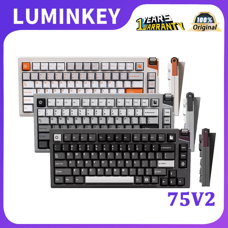 LUMINKEY 75V2 Mechanical Keyboard Bluetooth Wireless Aluminum Tuo Tuo ...