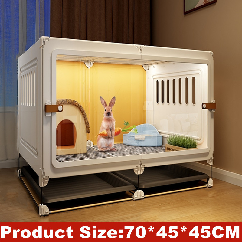 Rabbit Cage Cat Cage Drawer House Rabbit Type Large Space Extra Large ...