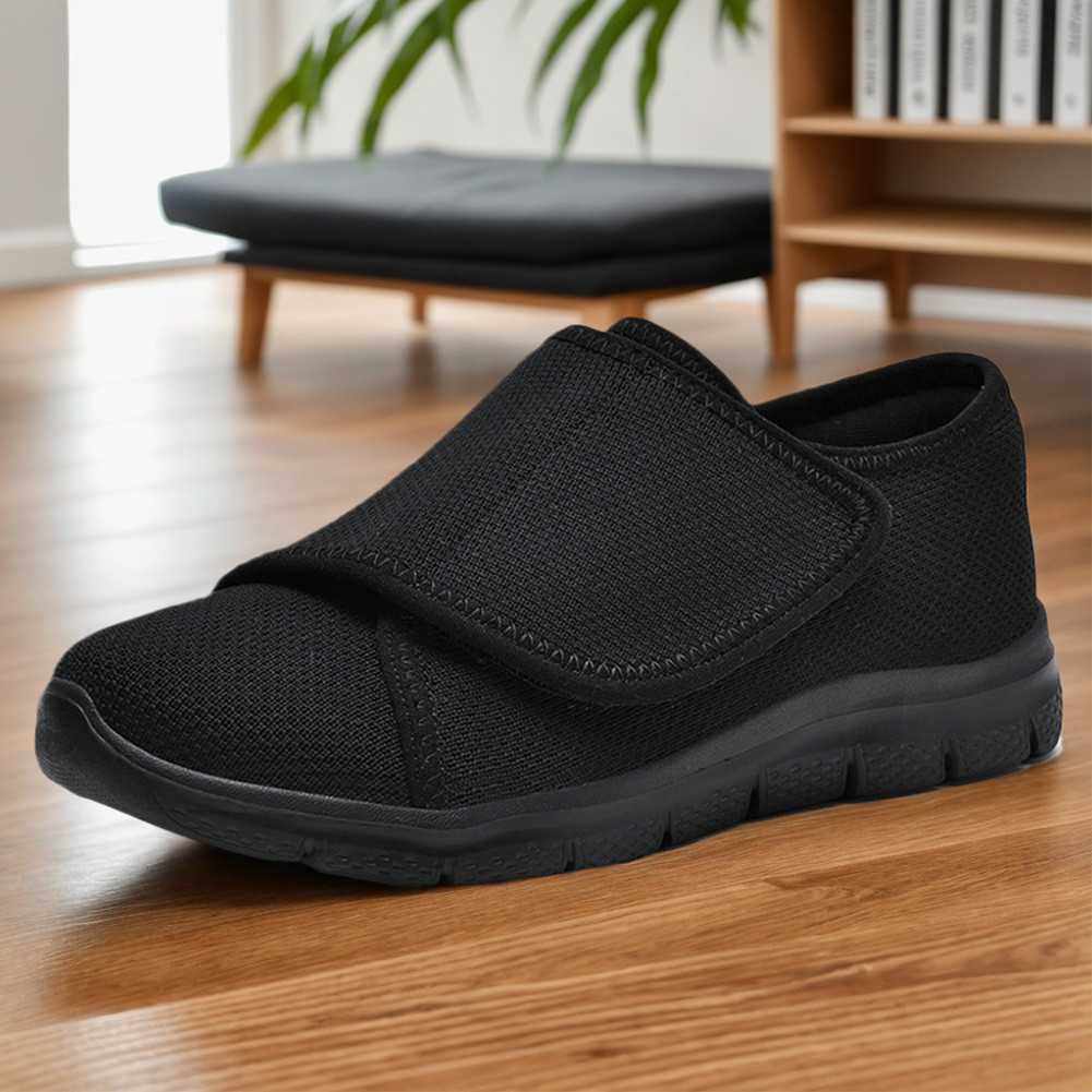 New Men Women Diabetic Shoes Adjustable Closure Edema Shoes for