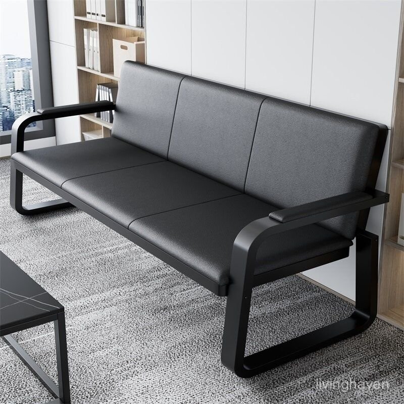 Office Sofas Coffee Table Combination Suit Simple Modern Reception ...