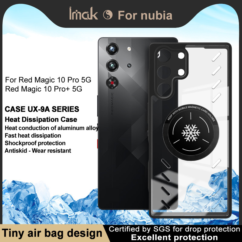 Original Imak Heat Dissipation Casing ZTE Nubia Red Magic 10 Pro Plus ...