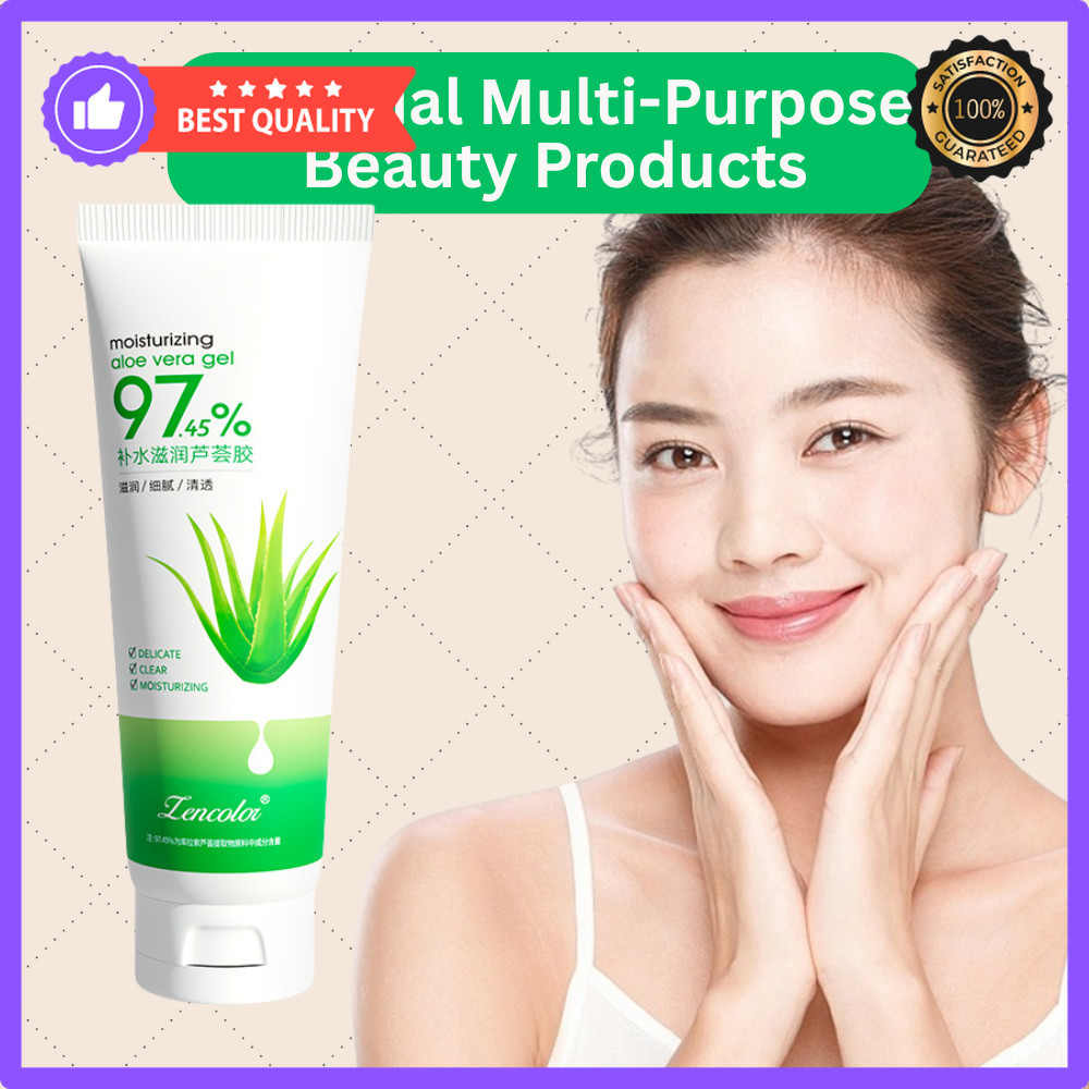 Aloe Vera Gel Fades Acne Scars Hydrating Moisturising After Sun Repair ...