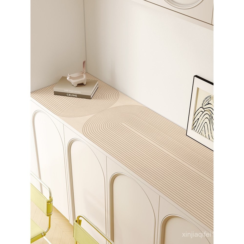 TV Cabinet Table Mat Cream Style High-end Sideboard Mat Shoe Cabinet ...