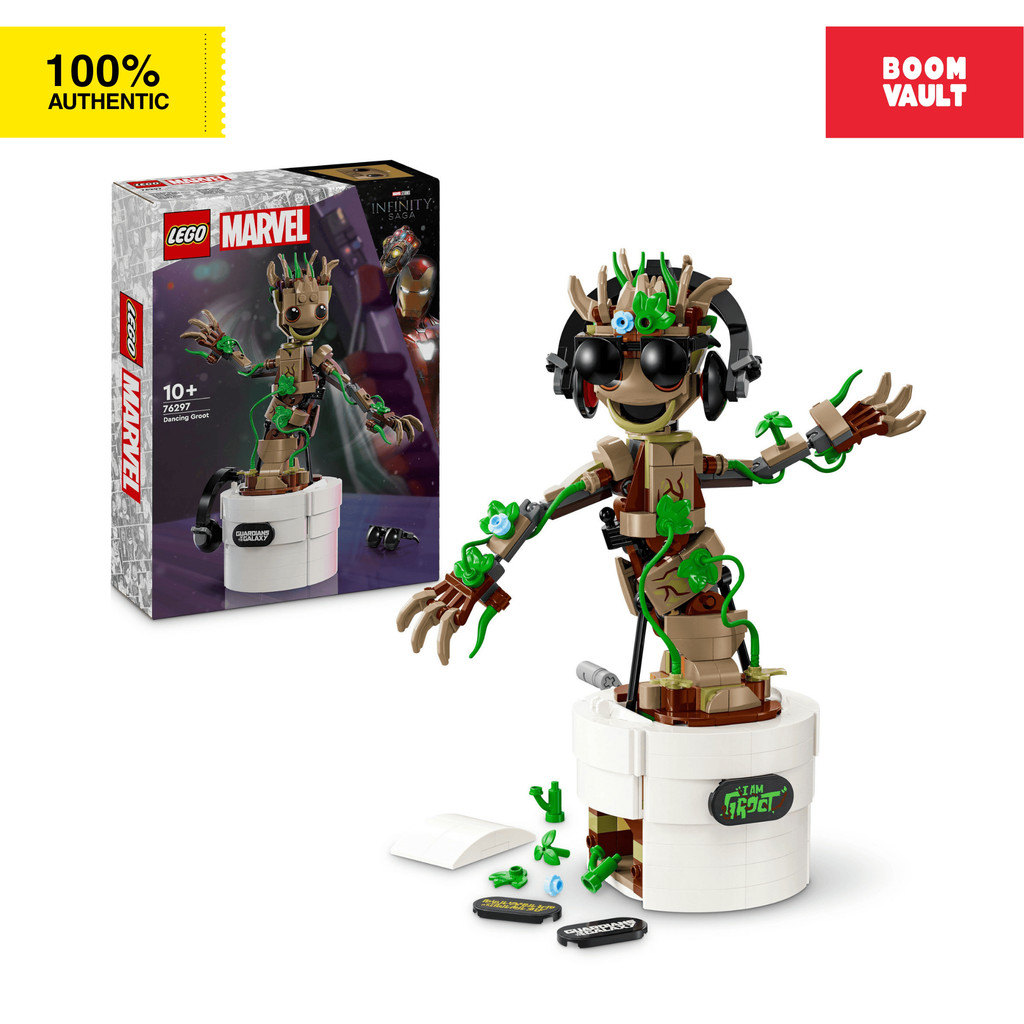 LEGO® Marvel Dancing Groot Buildable Animated Toy 76297 | Shopee Singapore