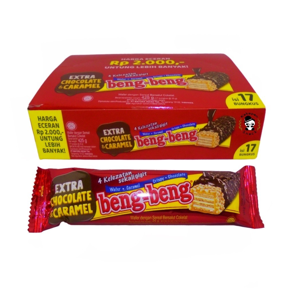 Beng Beng Chocolate Crisp Wafer Box - Netto 17 bks x 22 gr - Gambar 2