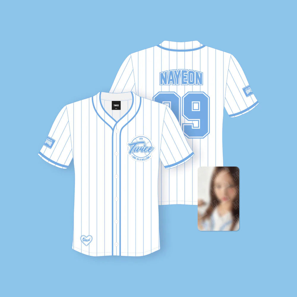 ⚾️ TWICE Baseball JERSEY- 9th Anniversary HOME 9ROUND T Shirt