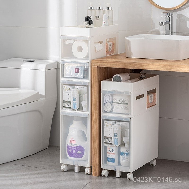 Storage Cabinet Gap Drawer Cabinet Storage Cabinet Toilet Bathroom ...