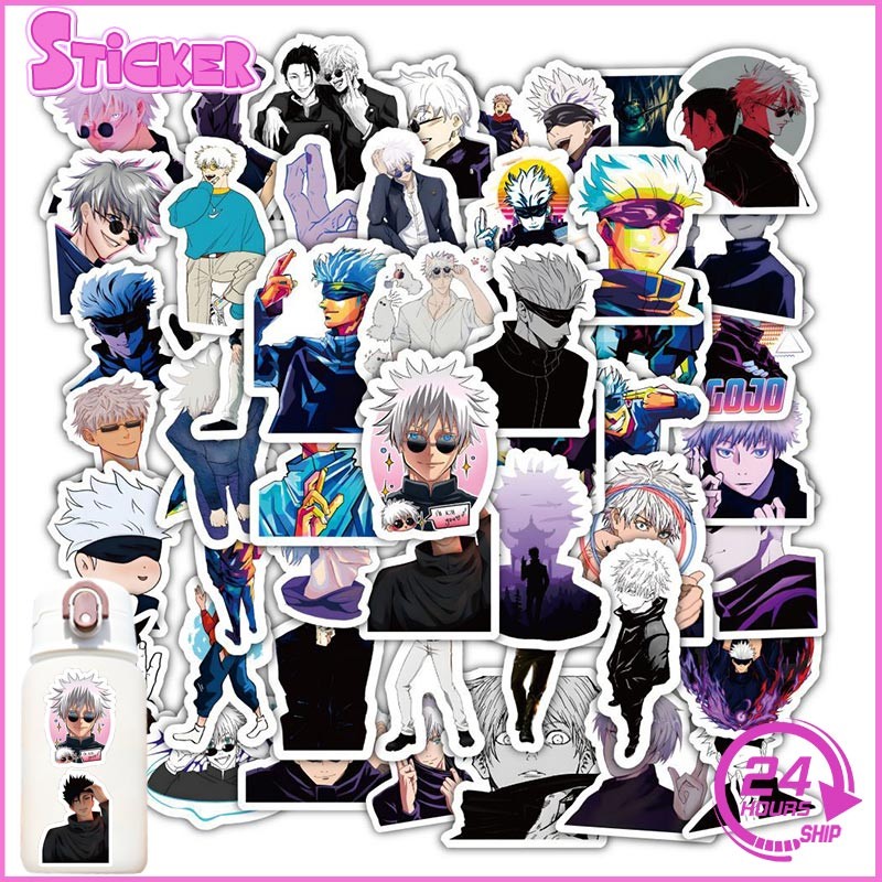 60PCS Jujutsu Kaisen Satoru Gojo Stickers Cartoon DIY Waterproof for ...