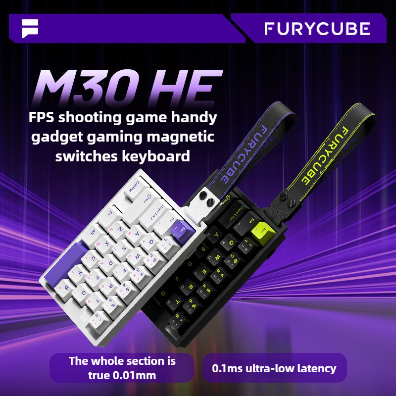 FURYCUBE M30HE 8K Magnetic Switch Rapid Mechanical Keyboard for Esports ...