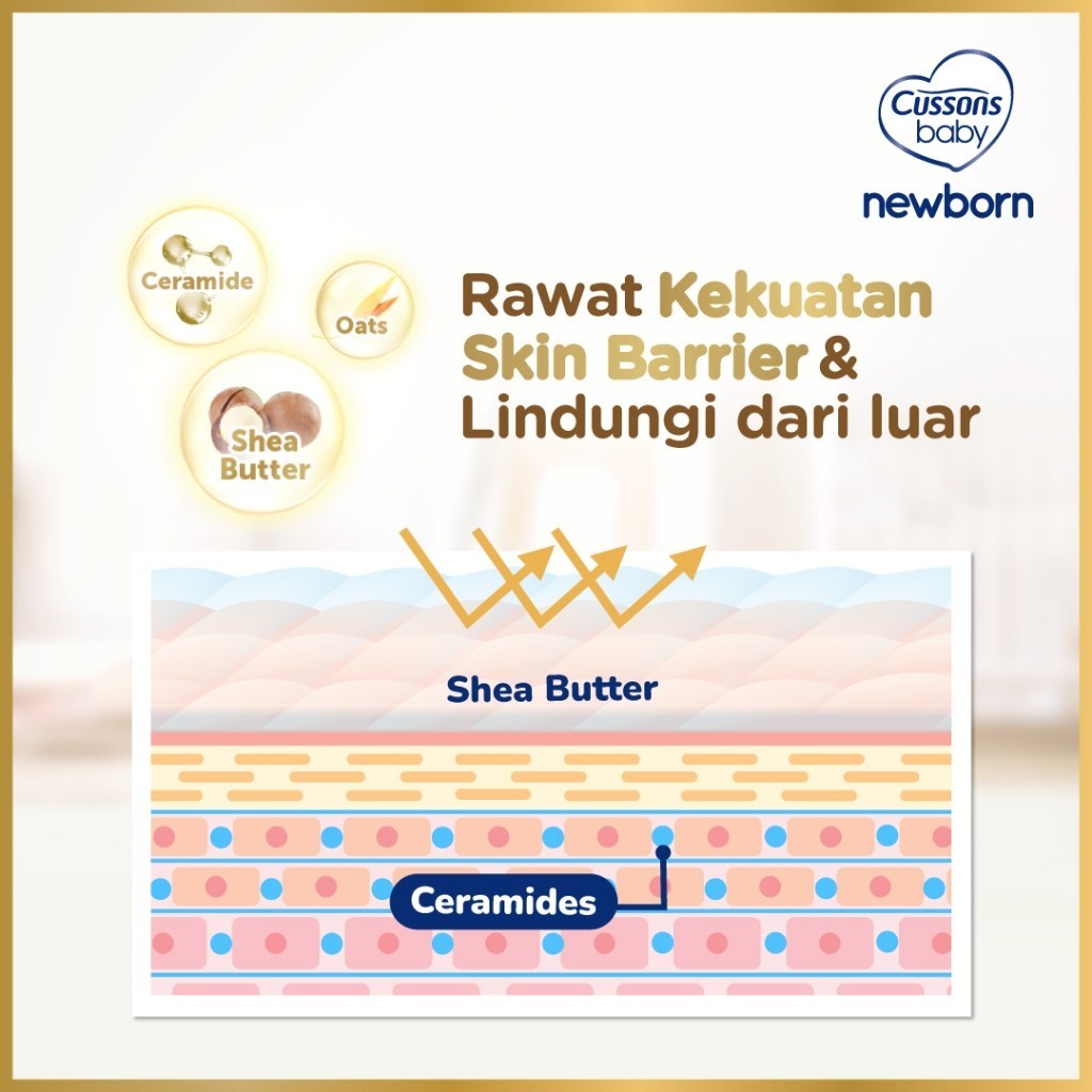 Cussons Baby Newborn Hair & Body Wash - Sabun Bayi 2in1 / Merah jingga Official - Gambar 4