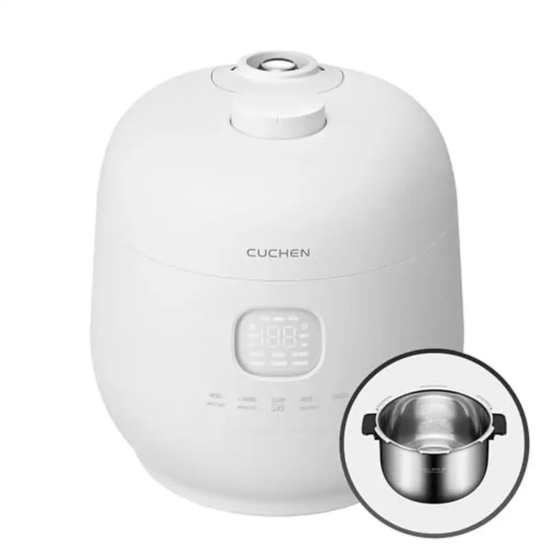 Induction Heating 6 Cup Rice Cooker Dual Pressure Full Stainless Inner ...