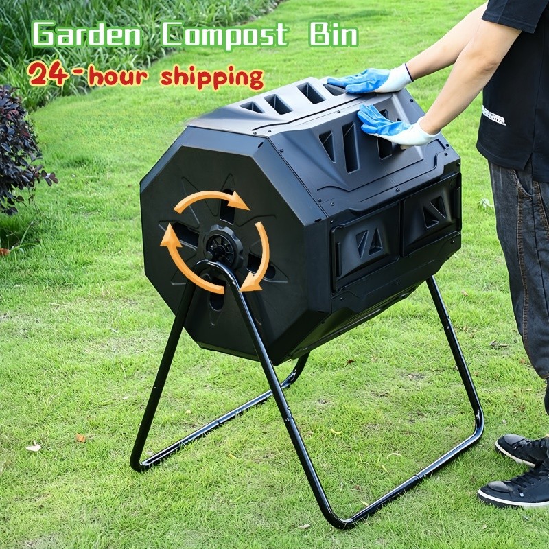 Local Stock 160L Compost Bin Garden Courtyard Fertilizer Fermentation ...