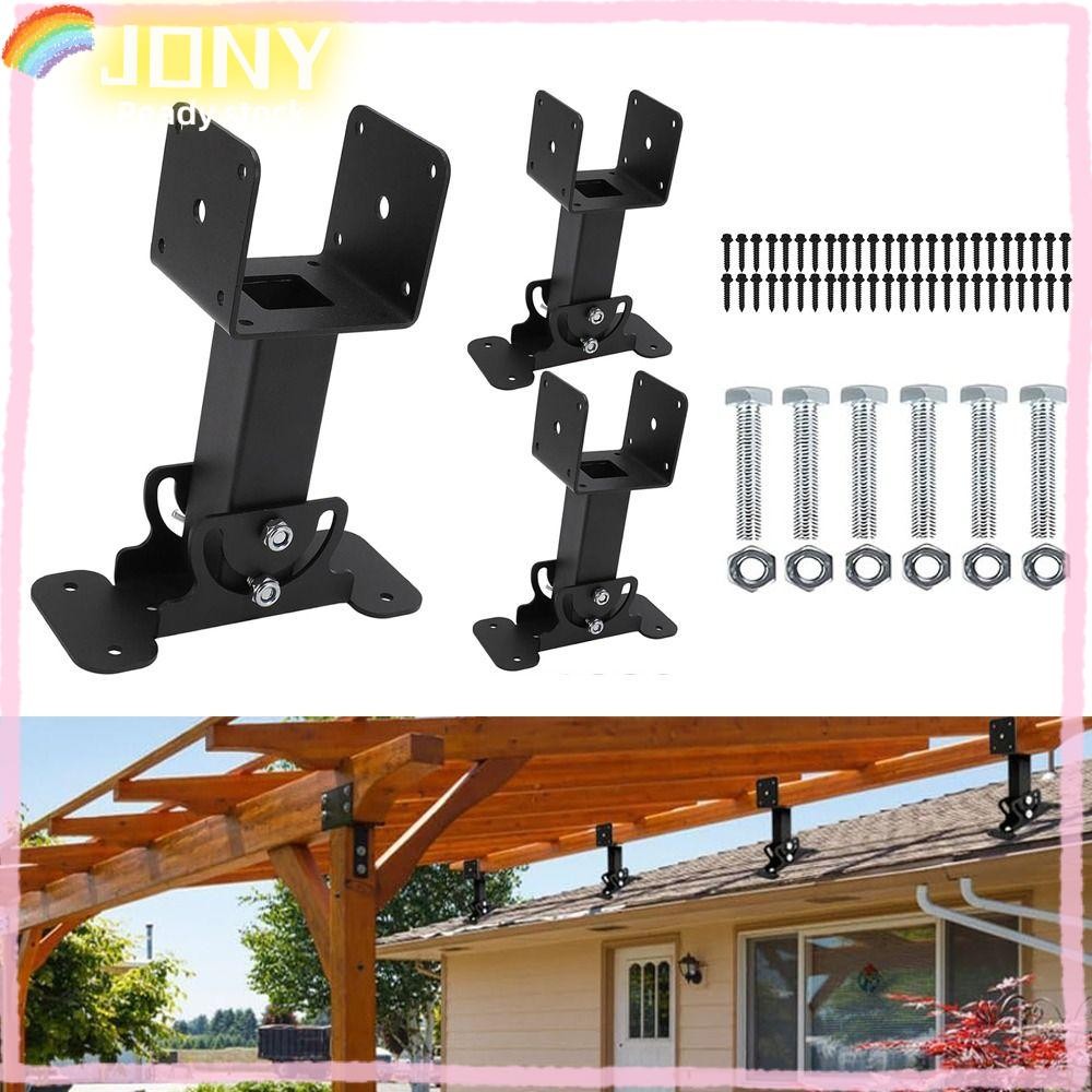 DOLEMODUO 3 Pack 304 Pergola Roof Riser Bracket For Patio
