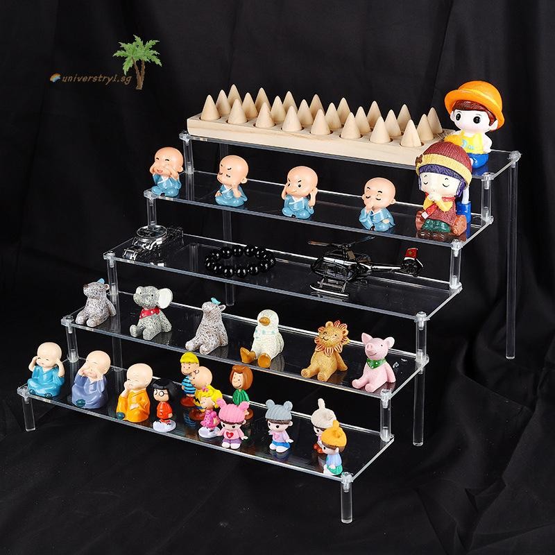 [universtry1sg] Acrylic Display Stand Pottery Storage Rack Doll Clay ...