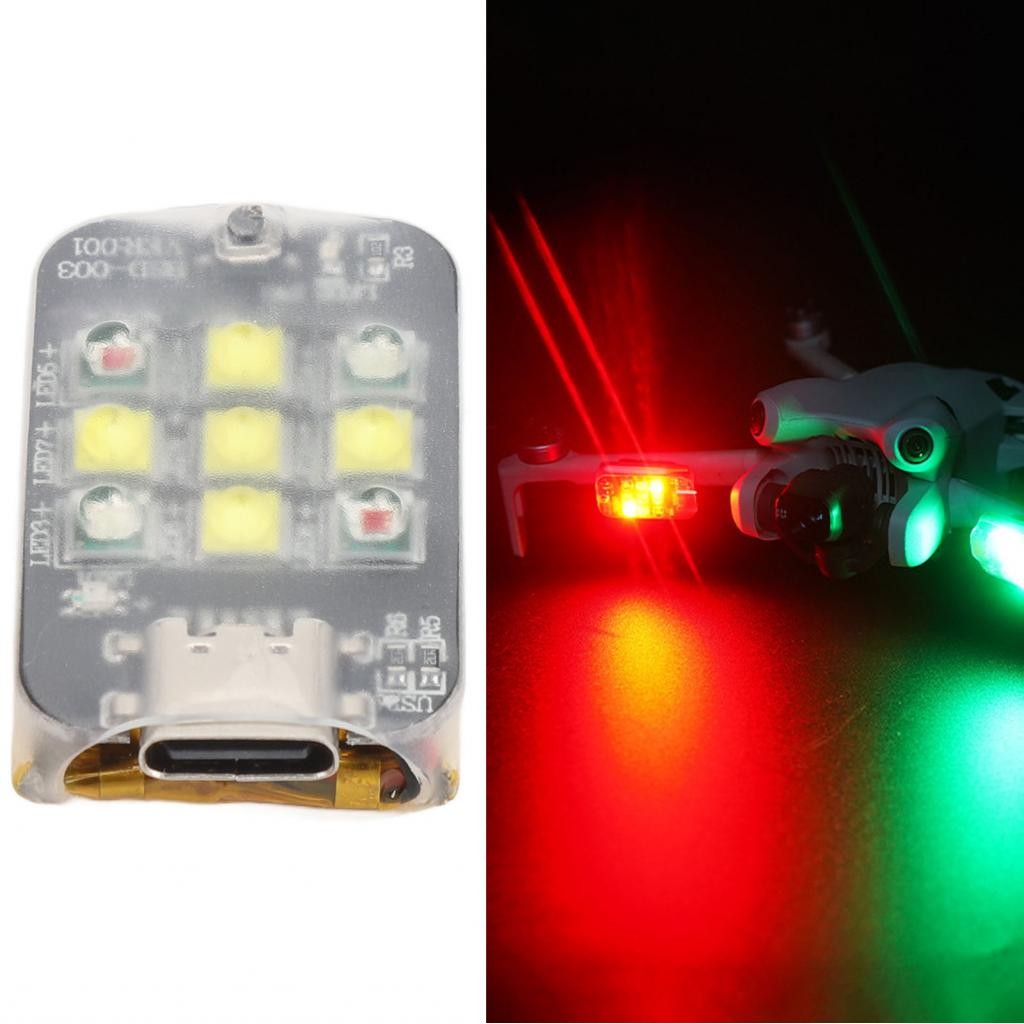 Drone Strobe Light High Brightness Small LED Night Flight Lamp for Mini ...