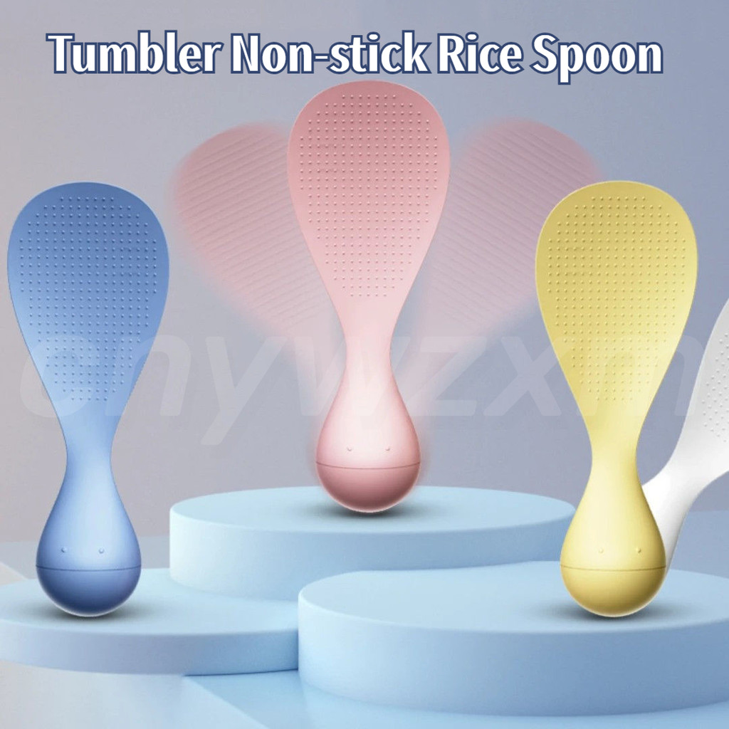 Tumbler Standable Rice Spoon Non-stick Rice Scoop Public Serving Spoon ...