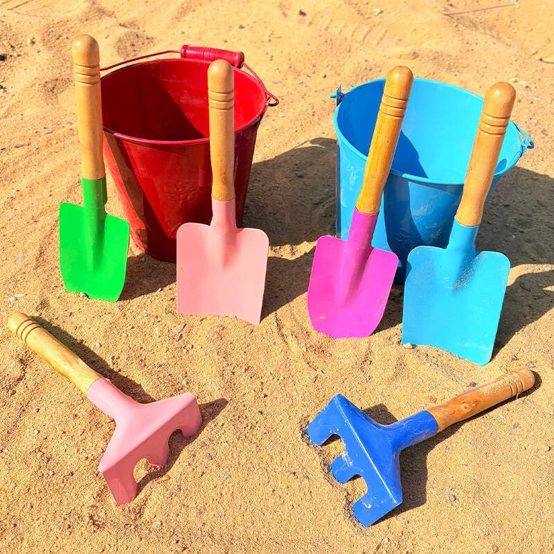 [Shop Hot Sale]Children's Sand Digging Shovel Iron Bucket Beach Toys ...