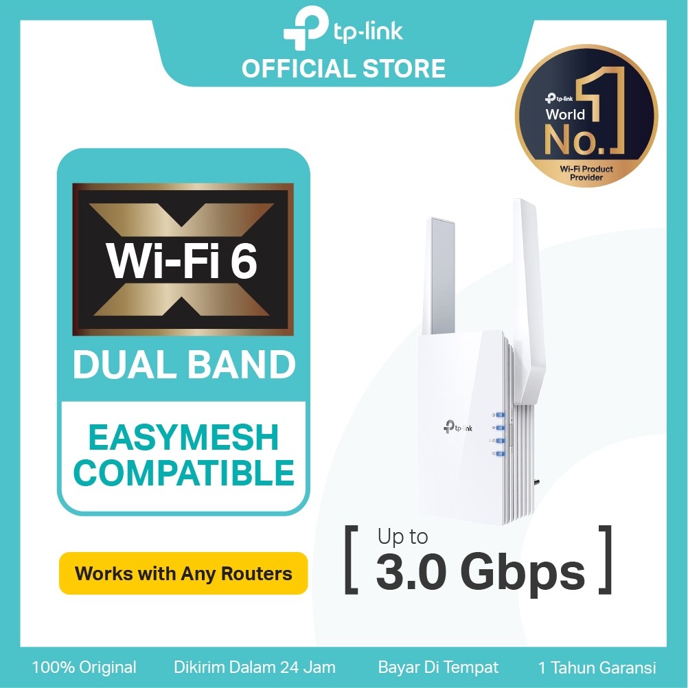 RAME COMPUTER TP-Link RE705X | AX3000 WiFi 6 Extender | Mesh Mesh Mesh ...