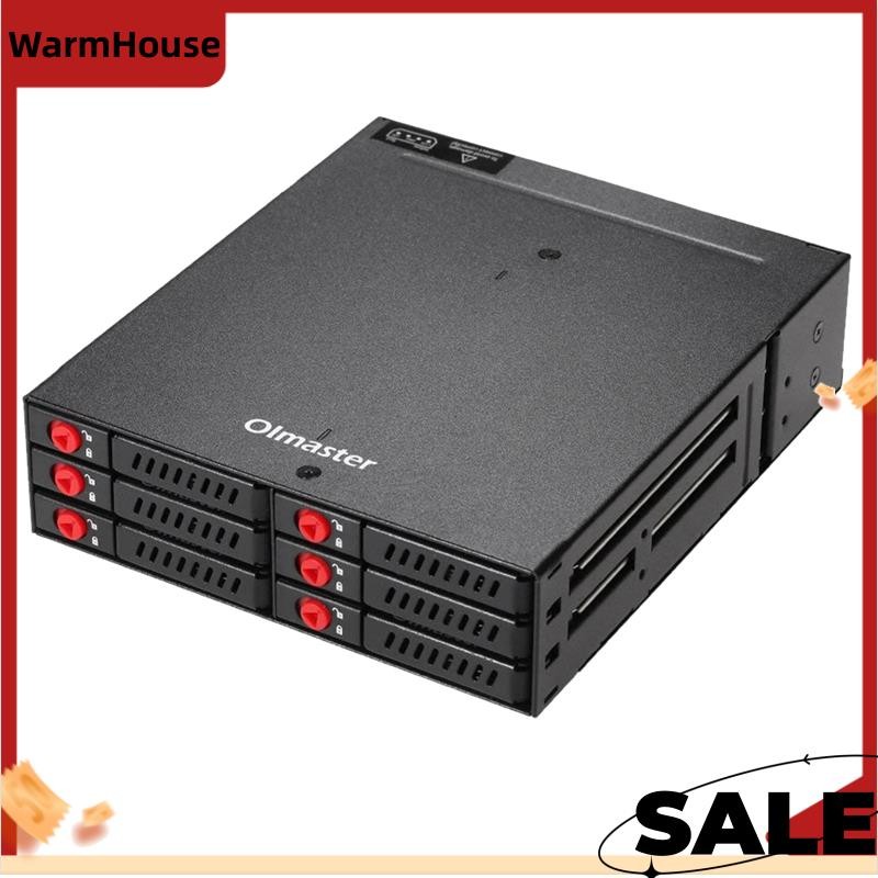 6-Bay 2.5Inch SATA SSD HDD Enclosure Mobile Rack/Enclosure Hard Disk ...