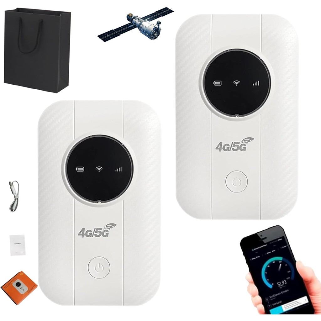 Ultralink Pocket WiFi Router - Free Satellite Internet Anywhere (2 Sets ...