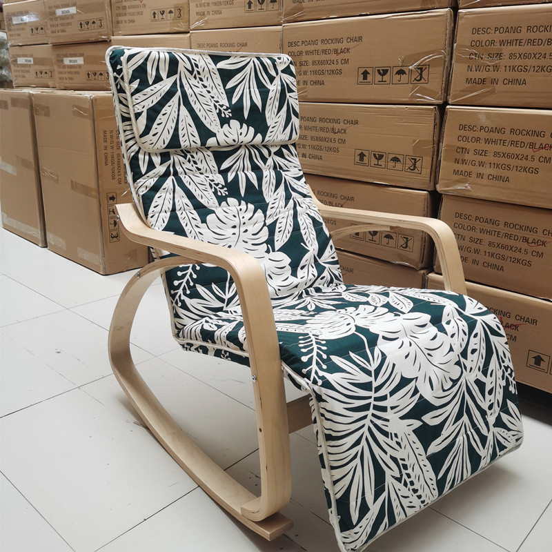 Nordic Style Rocking Chair South Korea Rocking Chair Recliner Folding ...