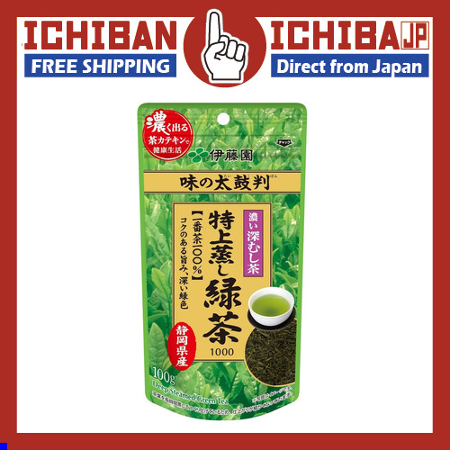 Itoen Ajinotaiban Special Steamed Green Tea (Ichibancha 100%) 100g 1000 ...