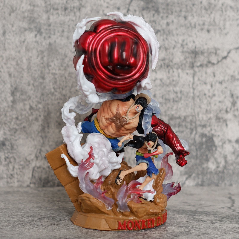 One Piece Fourth Gear Great Ape King Gun Straw Hat Luffy Figure GK ...